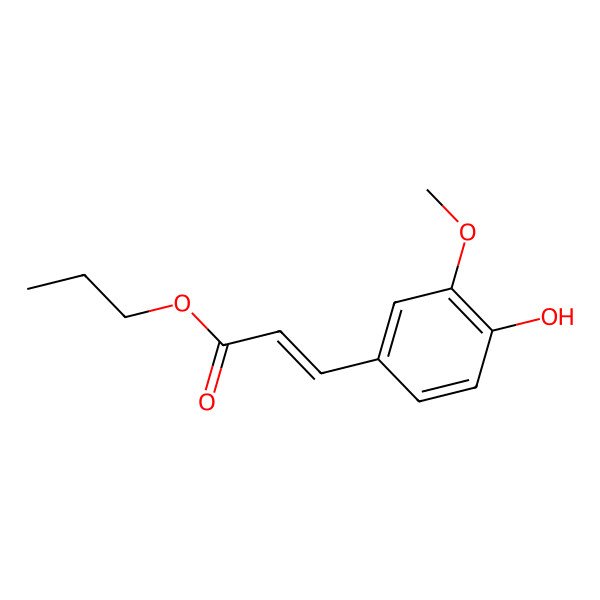 2D Structure of n-Propyl ferulate