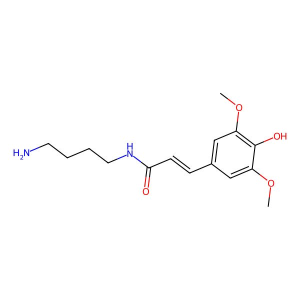 2D Structure of N-sinapoylputrescine