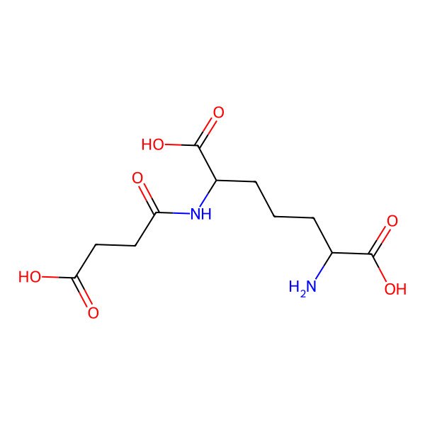 2D Structure of N-succinyl-LL-2,6-diaminopimelic acid