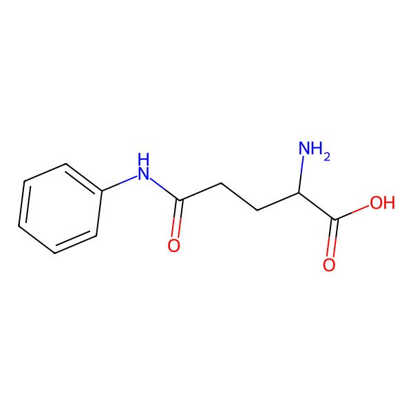 2D Structure of N(5)-phenyl-L-glutamine