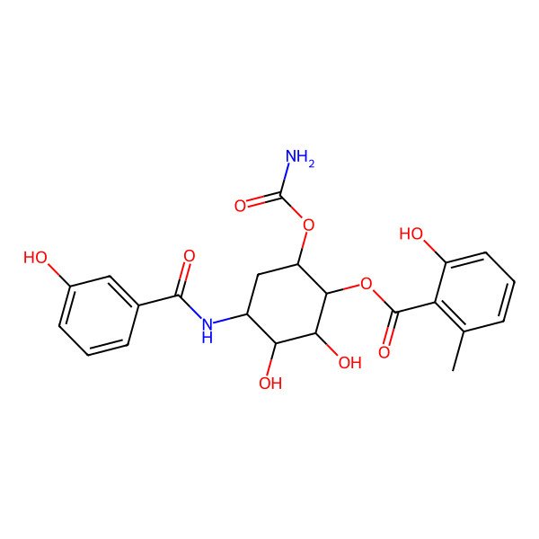 2D Structure of Nabscessin A