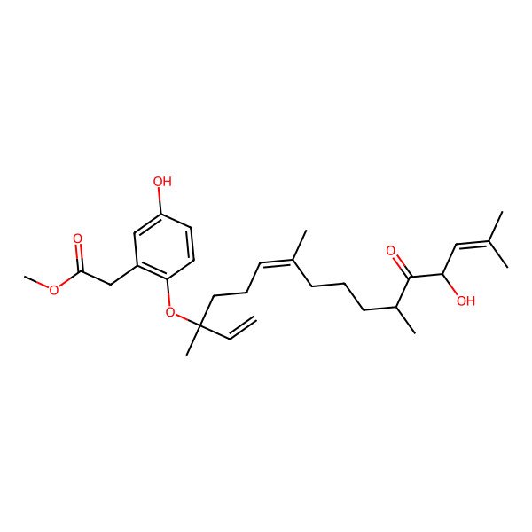 2D Structure of nahocol A