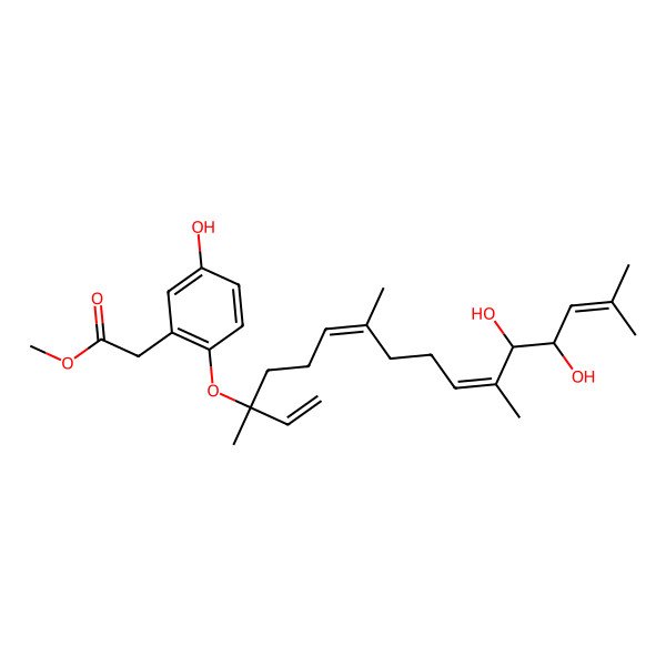 2D Structure of nahocol D1