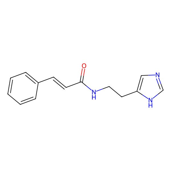 2D Structure of Nalpha-Cinnamoylhistamine 2D Structure of Nalpha-Cinnamoylhistamine