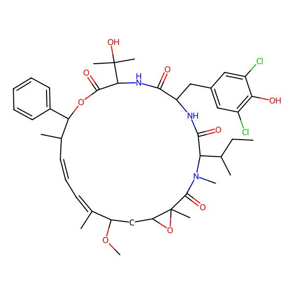 2D Structure of Nannocystin A
