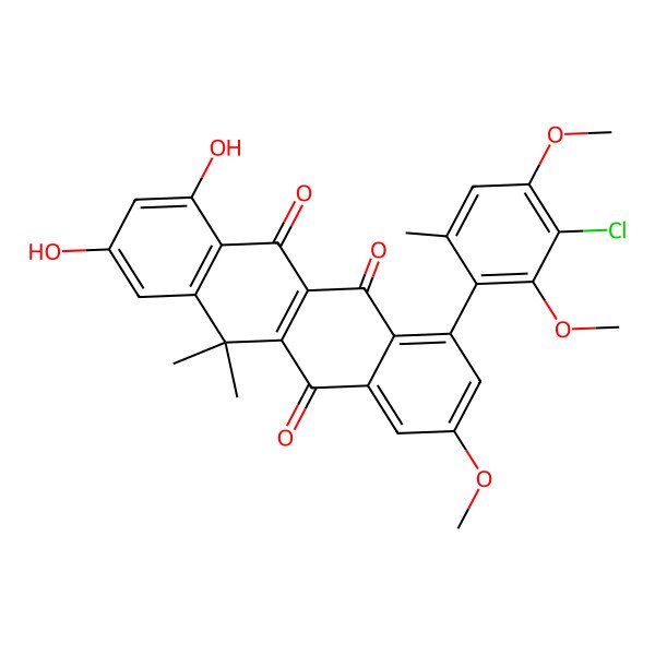 2D Structure of Naphthacemycin A11