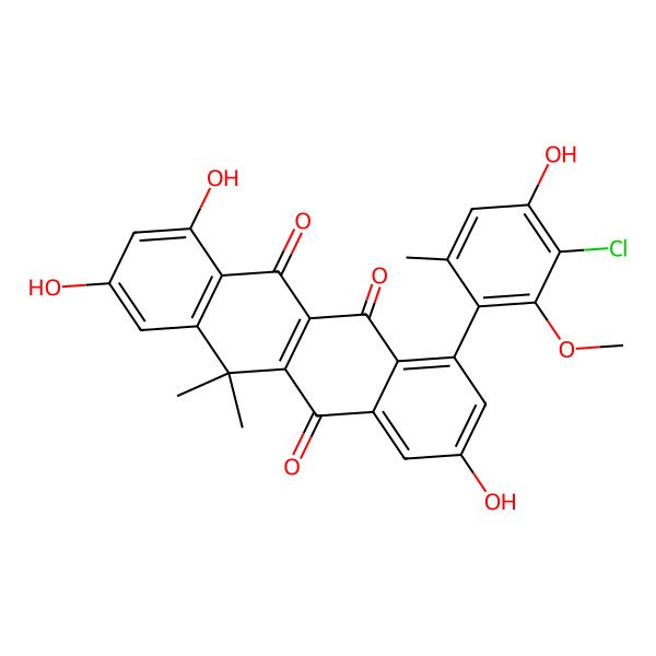 2D Structure of Naphthacemycin A2