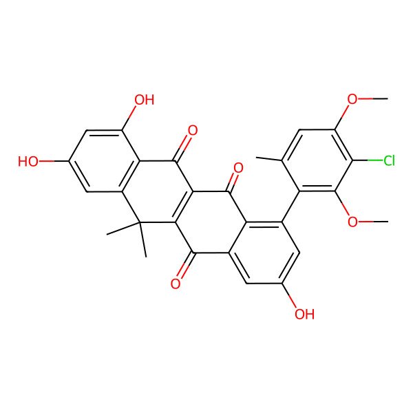 2D Structure of Naphthacemycin A5