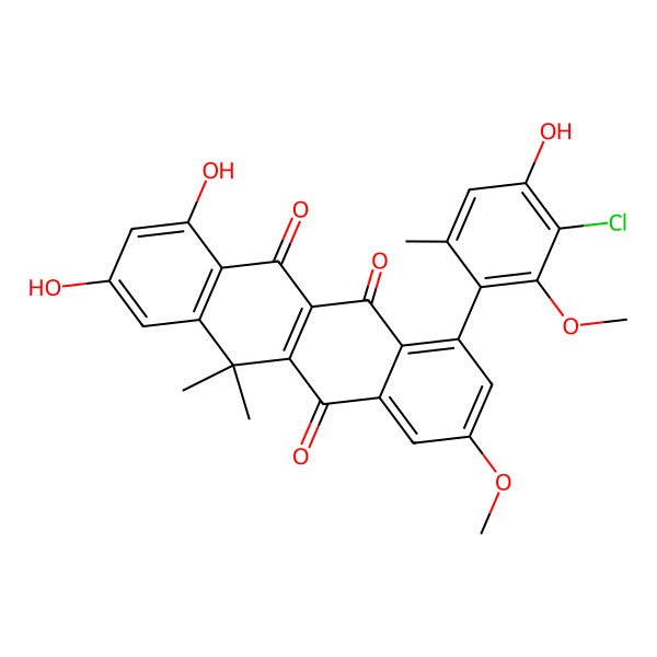 2D Structure of Naphthacemycin A6