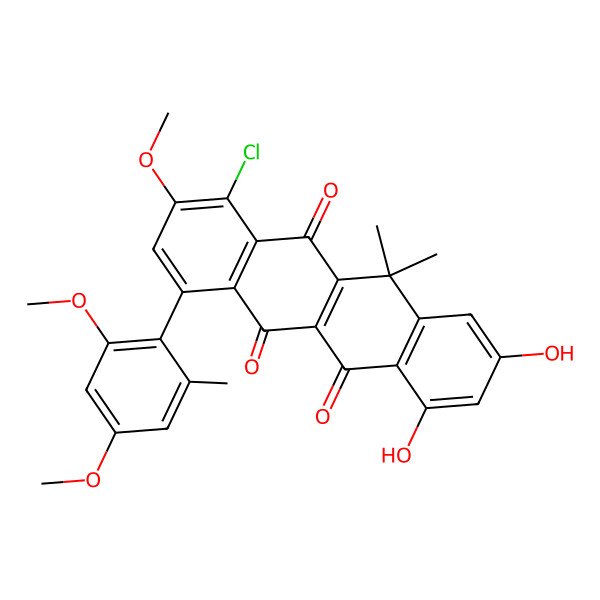 2D Structure of Naphthacemycin A8