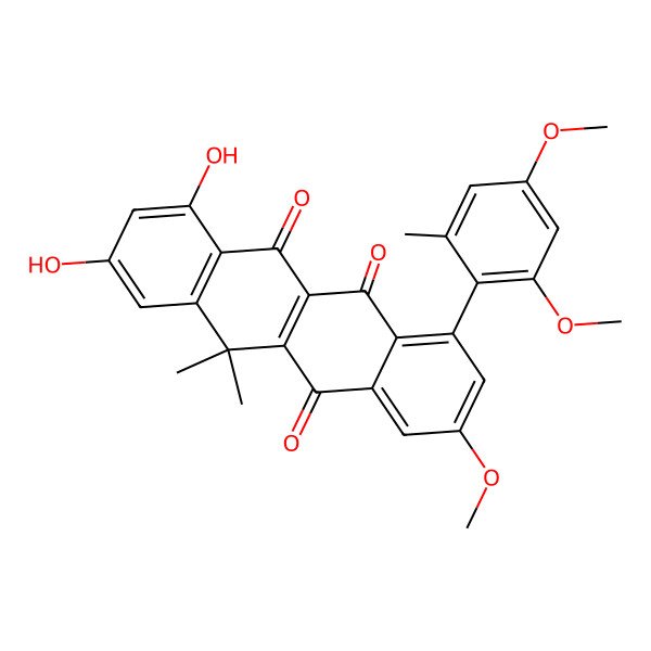 2D Structure of Naphthacemycin A9