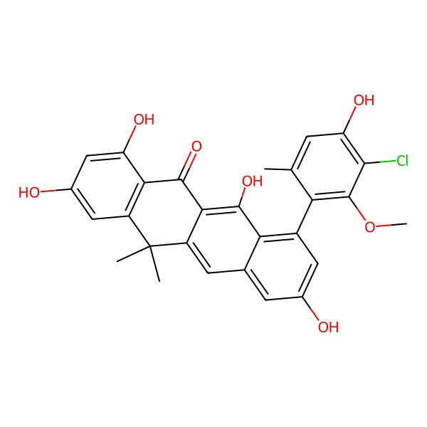 2D Structure of Naphthacemycin B3