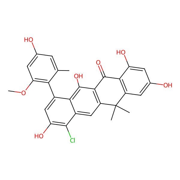 2D Structure of Naphthacemycin B4