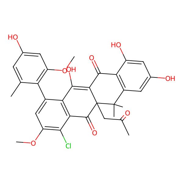 2D Structure of Naphthacemycin C1