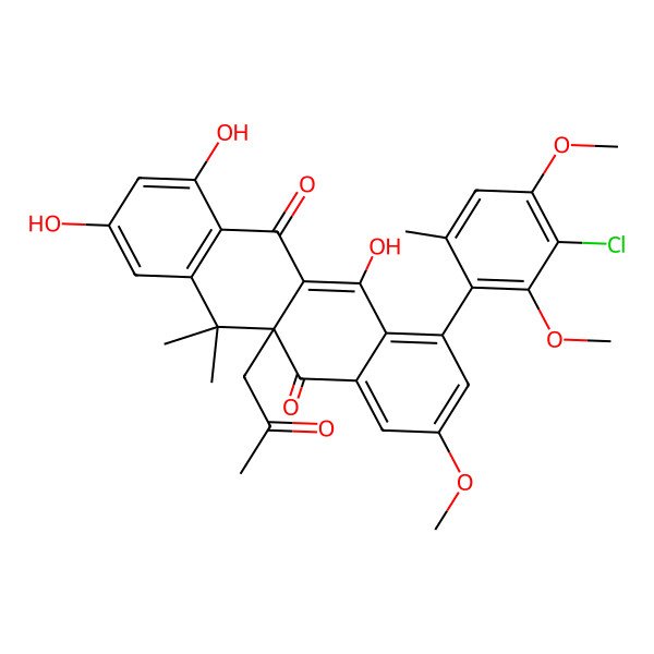 2D Structure of Naphthacemycin C2