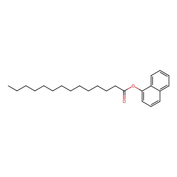 2D Structure of Naphthalen-1-yl Tetradecanoate