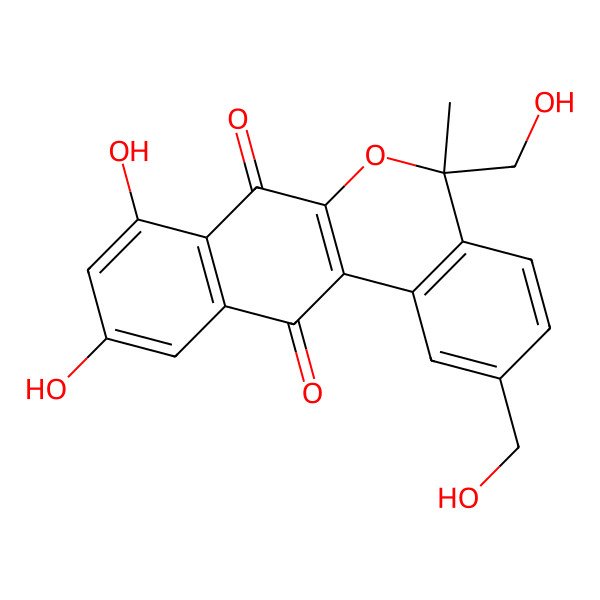2D Structure of Naphthgeranine F