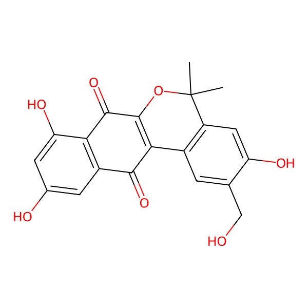 2D Structure of Naphthgeranine E