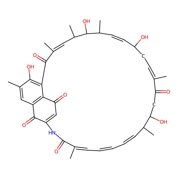 2D Structure of Naphthomycin E