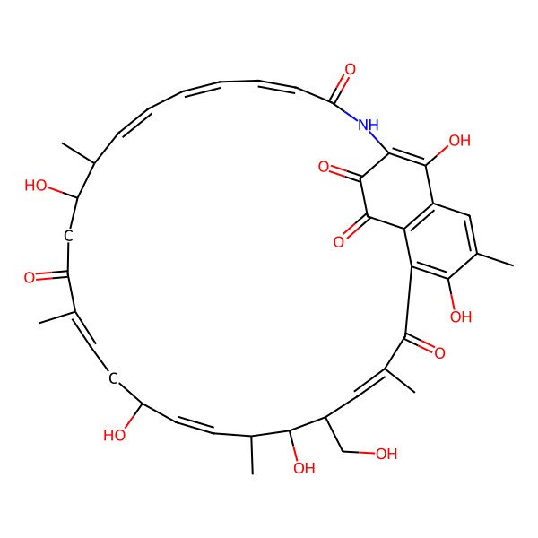 2D Structure of Naphthomycin K