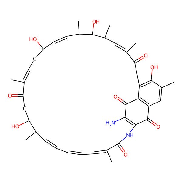 2D Structure of Naphthomycin L