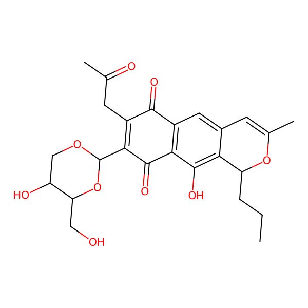 2D Structure of Naphthopyranomycin