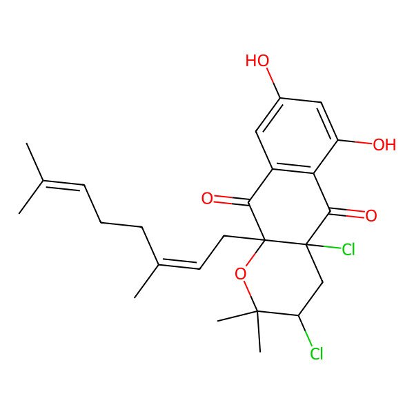 2D Structure of Napyradiomycin A1