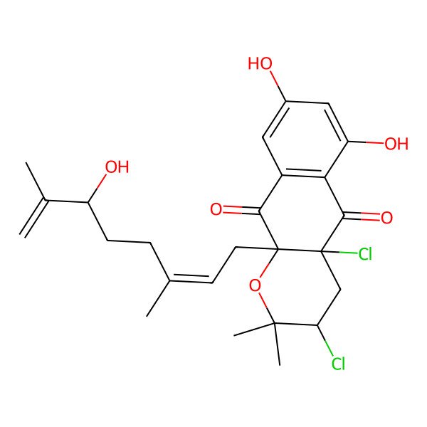 2D Structure of Napyradiomycin A2
