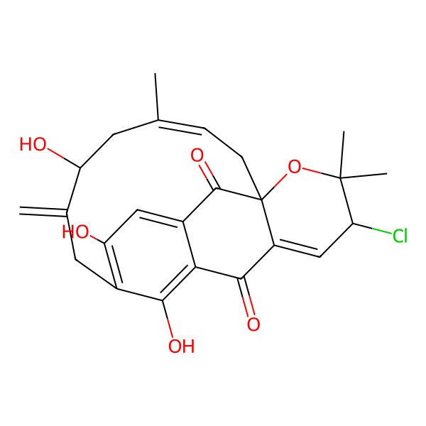 2D Structure of Napyradiomycin C