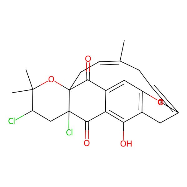 2D Structure of Napyradiomycin D