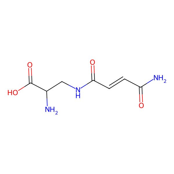 2D Structure of N(beta)-Fumarylcarboxyamido-2,3-diaminopropionic acid