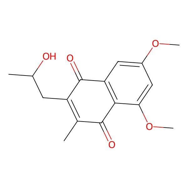 2D Structure of Nectriaquinone B
