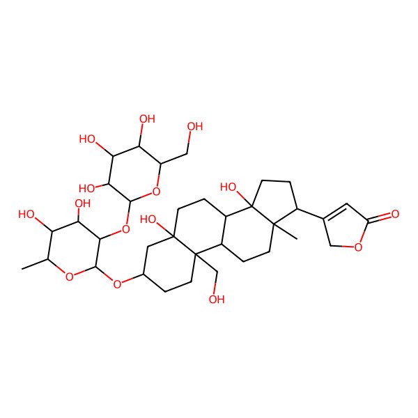2D Structure of Neoconvallatoxoloside 2D Structure of Neoconvallatoxoloside