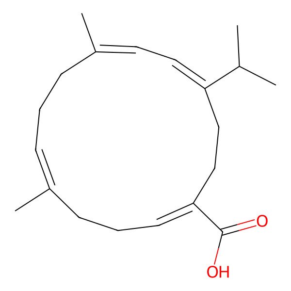 2D Structure of Neocrotocembraneic Acid