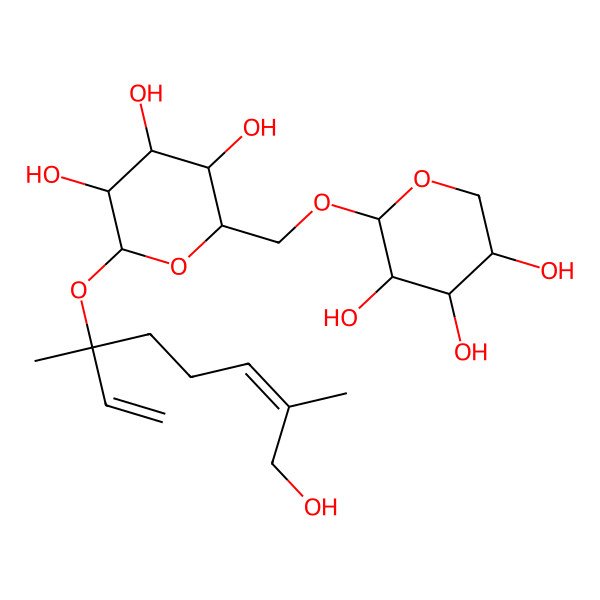 2D Structure of Neohancoside B