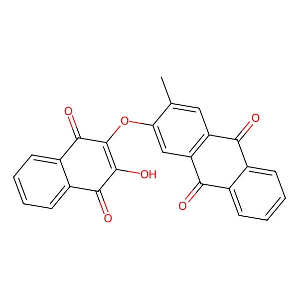 2D Structure of Newbouldiaquinone A