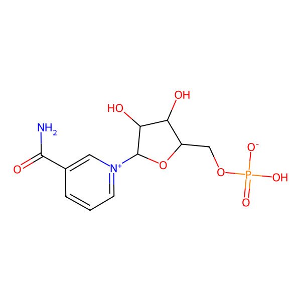 2D Structure of Nicotinamide mononucleotide