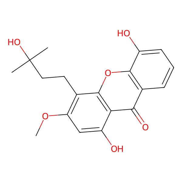 2D Structure of Nigrolineaxanthone A
