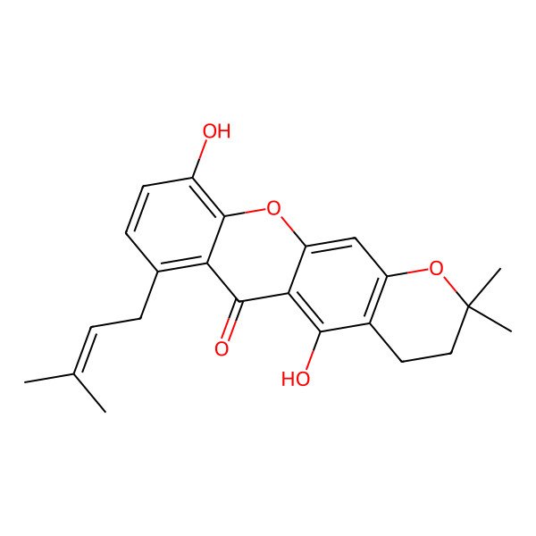 2D Structure of Nigrolineaxanthone J