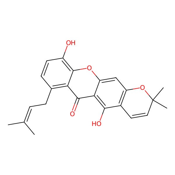 2D Structure of Nigrolineaxanthone K