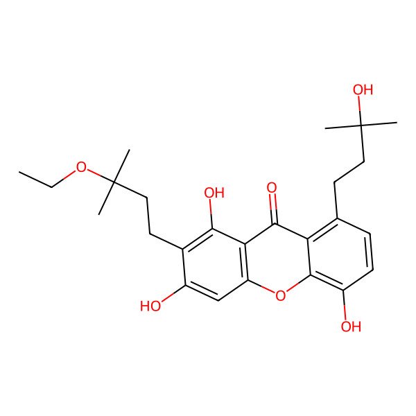 2D Structure of Nigrolineaxanthone P