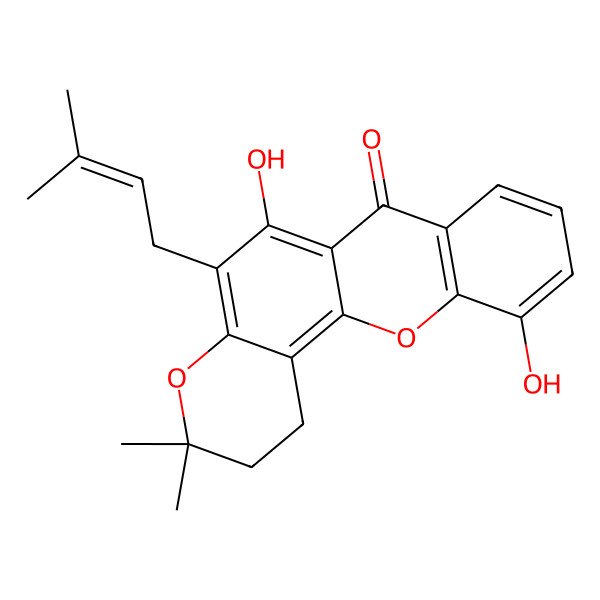 2D Structure of Nigrolineaxanthone Q