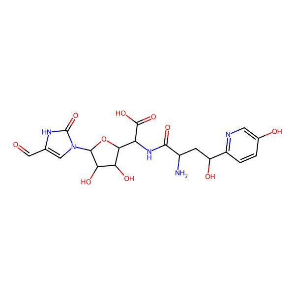 2D Structure of Nikkomycin OX