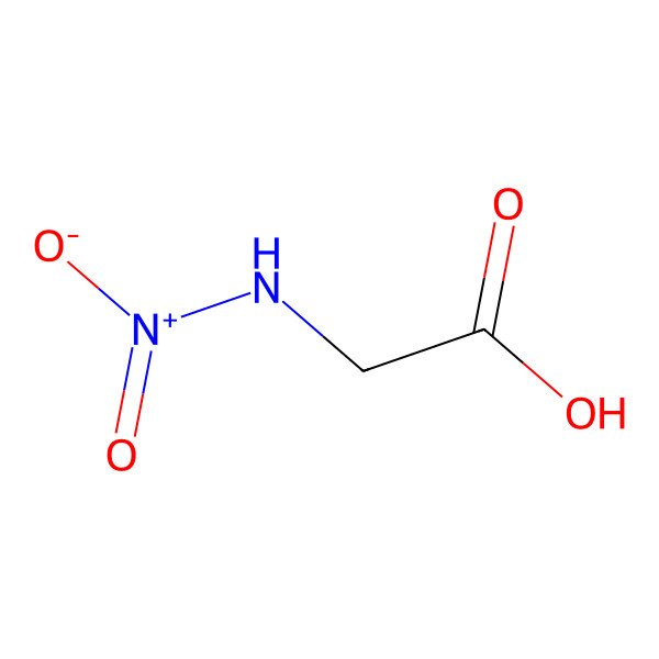 2D Structure of Nitraminoacetic acid
