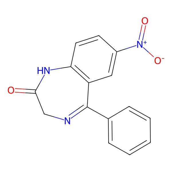 2D Structure of Nitrazepam