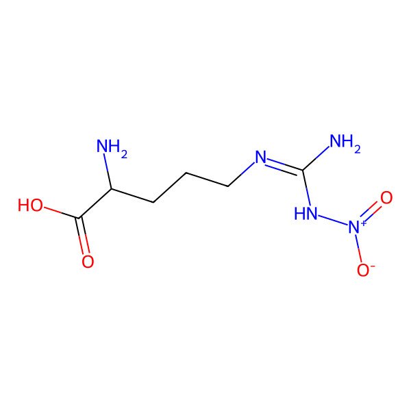 2D Structure of Nitroarginine