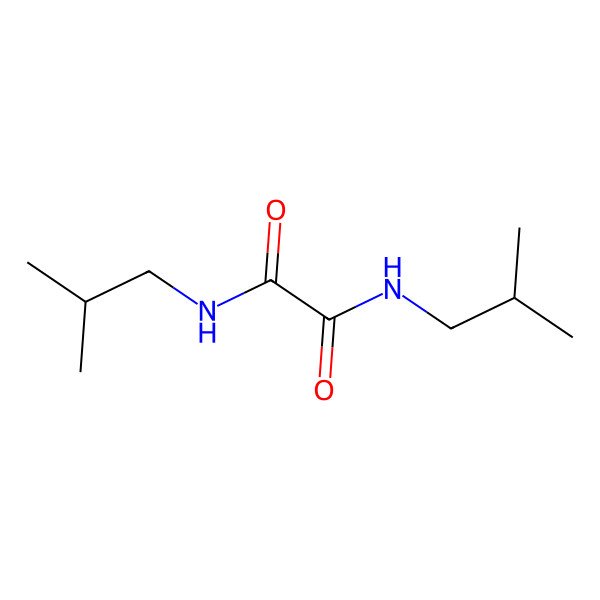 2D Structure of N,N'-bis(2-methylpropyl)oxamide
