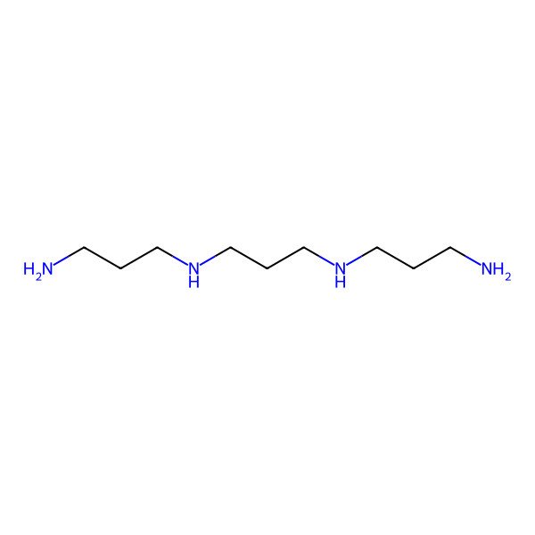 2D Structure of N,N'-Bis(3-aminopropyl)-1,3-propanediamine
