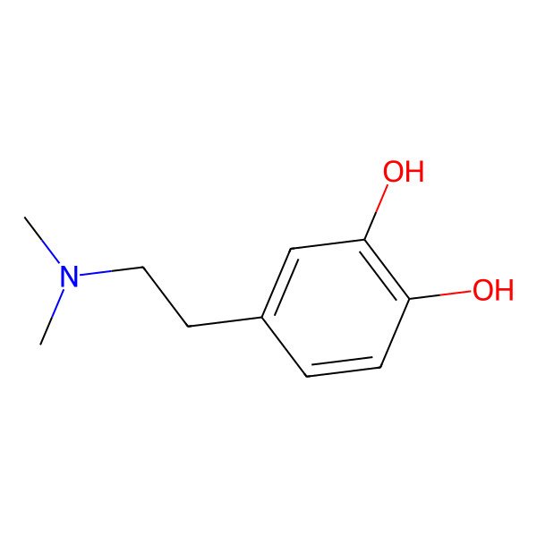 2D Structure of N,N-Dimethyldopamine