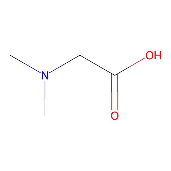 2D Structure of N,N-Dimethylglycine